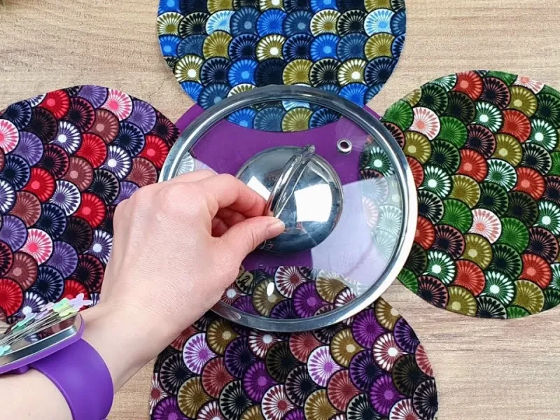 آموزش قدم به قدم ساخت دستگیره آشپز خانه با ضایعات پارچه و درب قابلمه