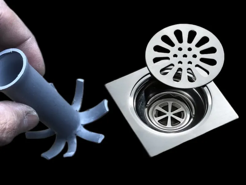 از بین بردن بوی بد فاضلاب حمام با لوله پی وی سی