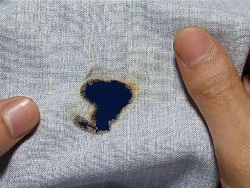 آموزش رفو لباس سوراخ شده بدون جا ماندن رد و اثر