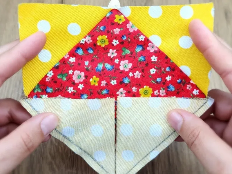 آموزش قدم به قدم دوخت دستگیره های سه بعدی آشپزخانه با تکه پارچه دور ریختنی