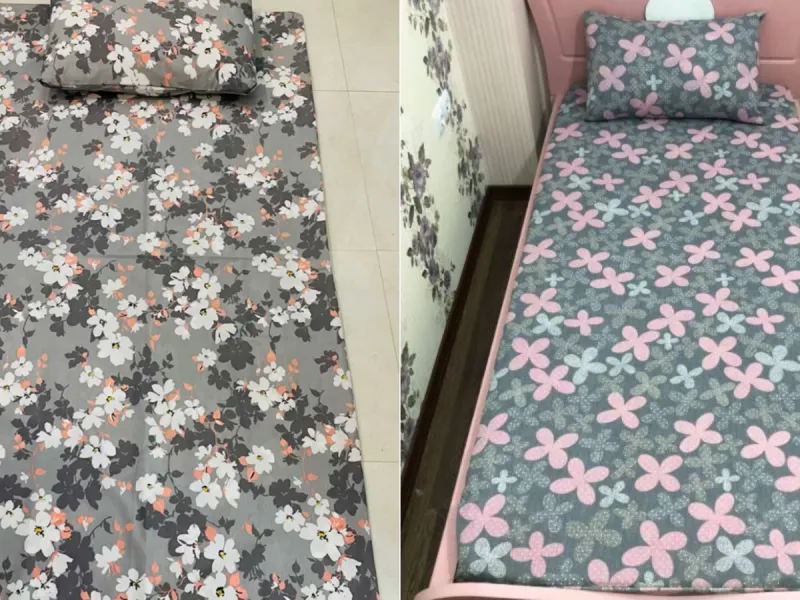 آموزش قدم به قدم دوخت ست روبالشی و روتشکی