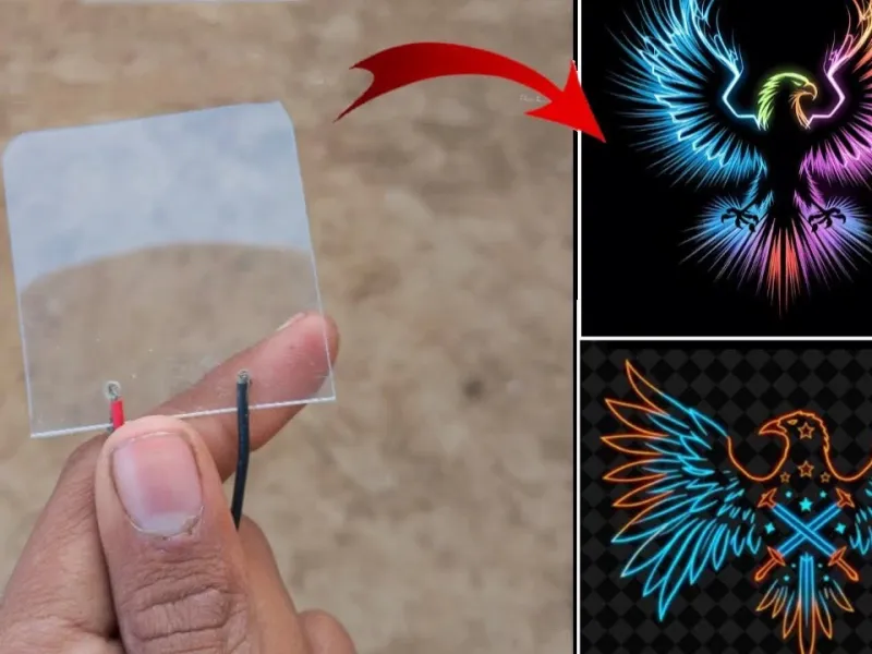 نحوه ساخت هولوگرام سه بعدی هفت رنگ در خانه