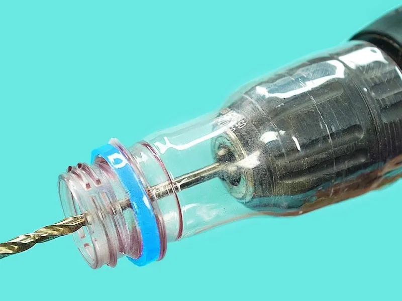 ایده دریل و بطری پلاستیکی / دریل کاری حرفه ای با ابزار پلاستیکی