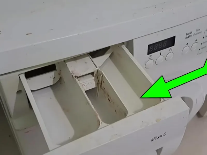 نحوه تمیز کردن کپک و لکه های آهکی جا پودری ماشین لباسشویی