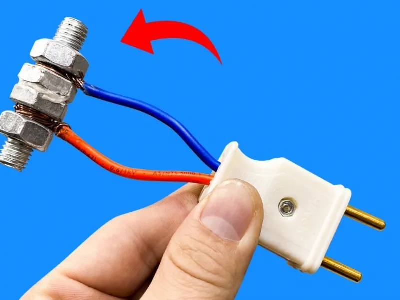 تولید برق رایگان فقط با 1 عدد دوشاخه پلاستیکی