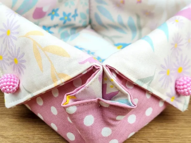 آموزش قدم به قدم دوخت جانونی و سبد سبزی برای افراد مبتدی