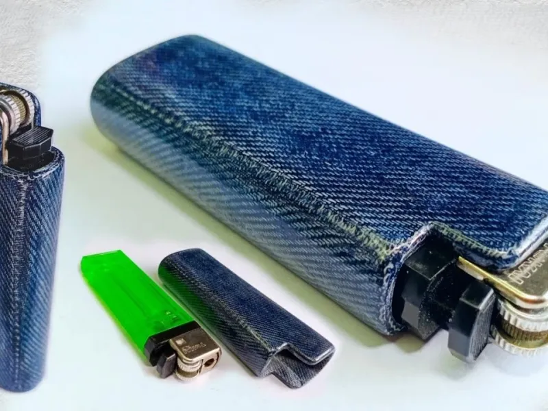 با شلوار جین کهنه کاور فندک بساز و پول دربیار