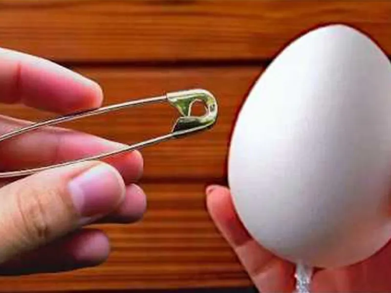 نحوه تزئین تخم مرغ با سنجاق / تزئینی خاص و دیده نشد  برای هفت سین