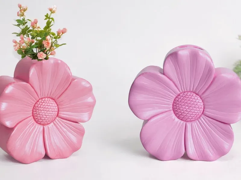 آموزش ساخت گلدان با یونولیت و گچ در خانه