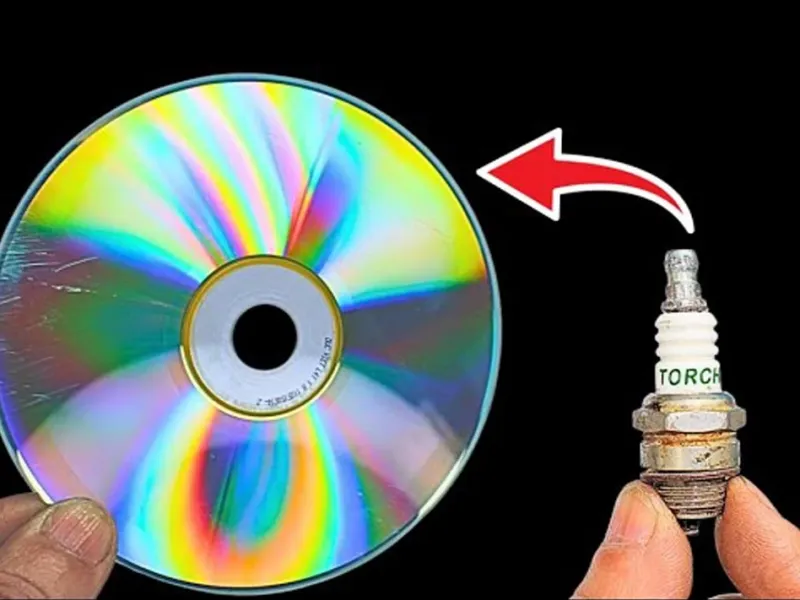 شمع های قدیمی را دور نریزید! آن را در یک سی دی قرار دهید و نتایج جادویی را ببینید