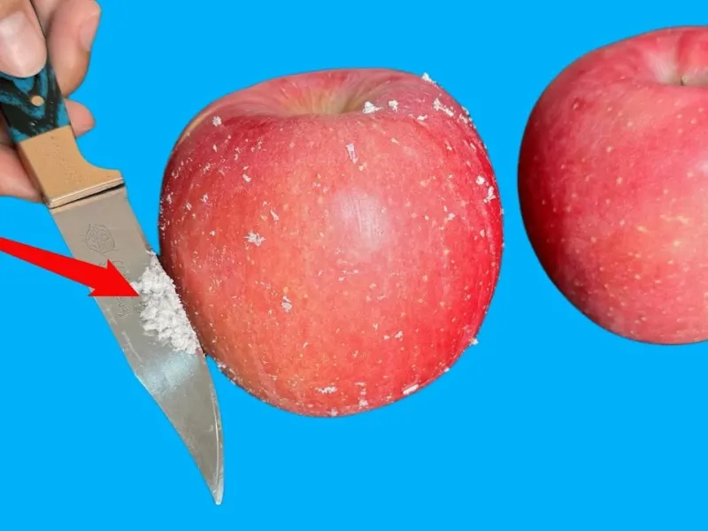 آموزش شستن سیب و از بین بردن واکس روی آن (مصرف موم سمی سیب را متوقف کنید)