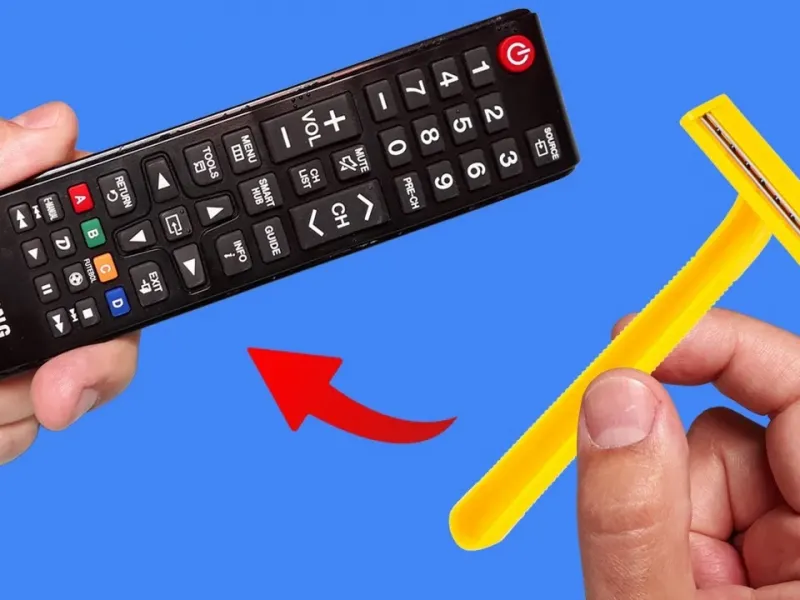 با یه ریش تراش ژیلت، کنترل‌ های خراب رو تعمیر کن!