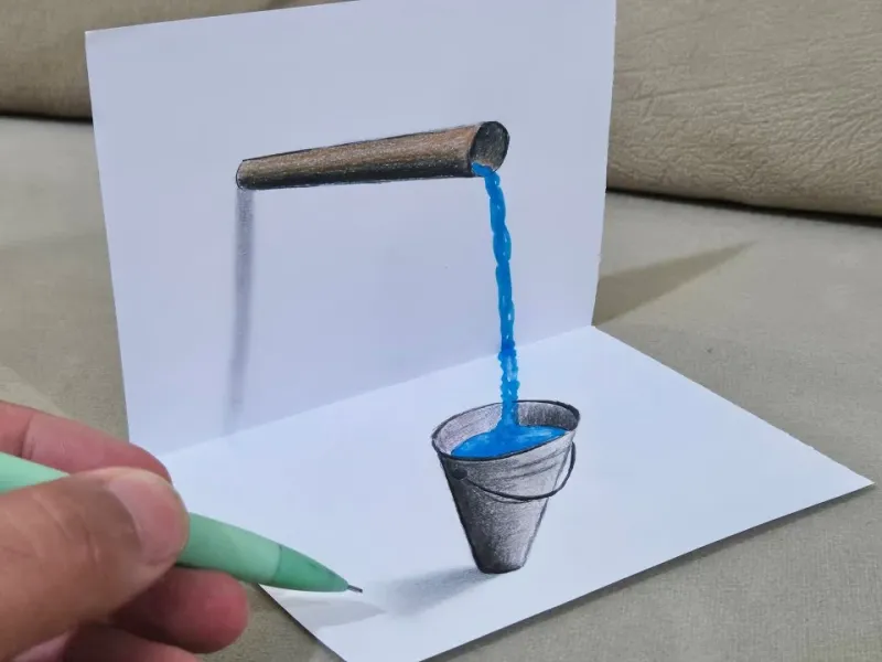 نقاشی سه بعدی رو در 3 قدم ساده یاد بگیر (آموزش به زبان ساده)