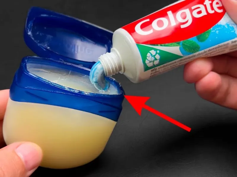 خمیر دندان + وازلین / لایه برداری عمیق و پاکسازی پوست با وازلین و خمیر دندان