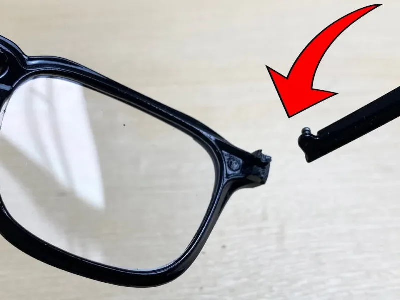 راه آسان برای تعمیر فریم های پلاستیکی شکسته عینک