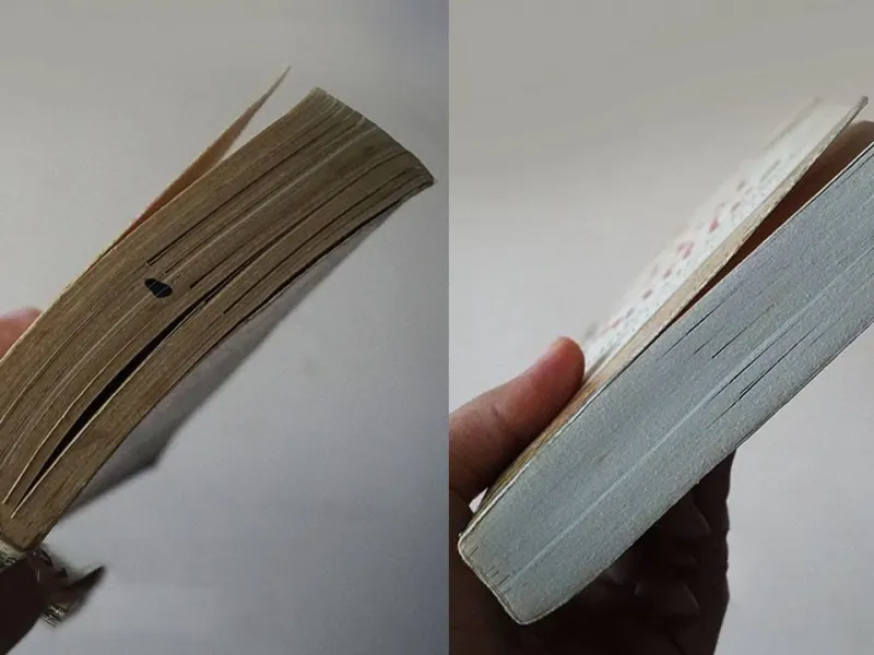 نحوه تمیز کردن صفحات زرد شده کتاب های قدیمی