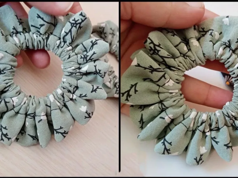 سبک جدید ساخت کش مو با پارچه های دور ریز / روزی 100 عدد دوختم