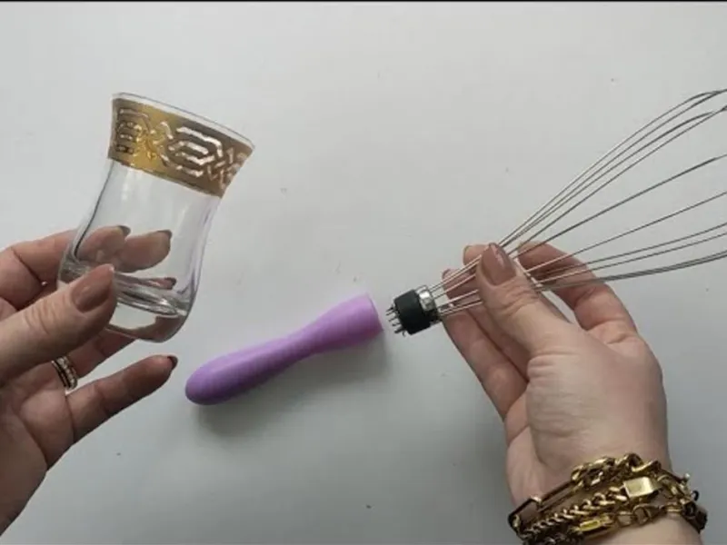 ساخت دکوراسیون شیک و فانتزی با استکان و همزن شکسته