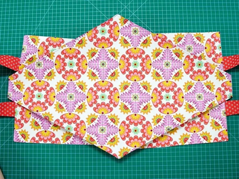 آموزش قدم به قدم دوخت کیف خرید با یک تکه پارچه مستطیل شکل