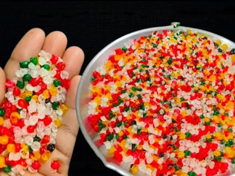 روشی بسیار جدید و آسان برای تهیه قند و نبات های رنگی بدون جوشاندن، بدون آسیاب کردن