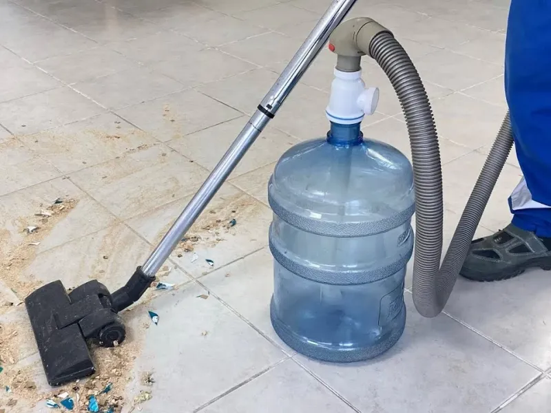 آموزش ساخت جارو برقی بدون فیلتر از ظرف آب