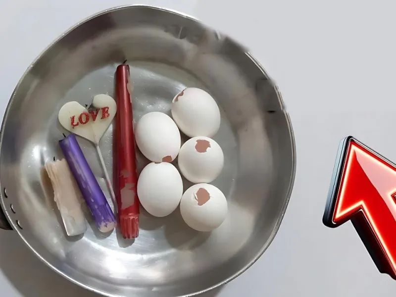 ایده تزیین خانه با شمع و پوست تخم مرغ ایده تزیین خانه با شمع و پوست تخم مرغ