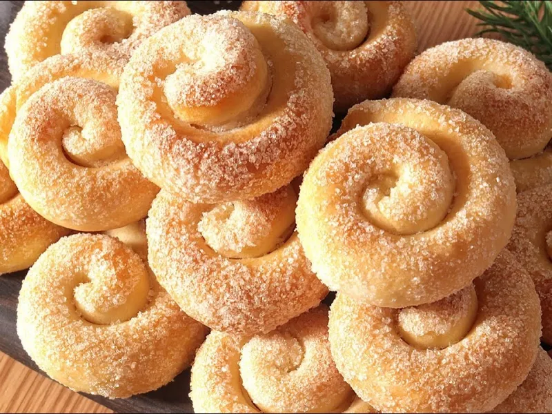 طرز تهیه شیرینی عصرانه فقط با آرد و تخم مرغ