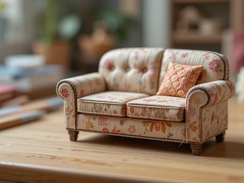 آموزش قدم به قدم ساخت مبل مینیاتوری