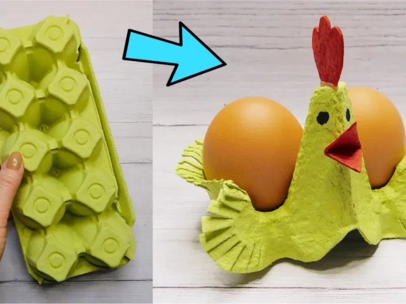 ایده های کاردستی با شانه تخم مرغ / دکوراسیون فوق العاده آسان