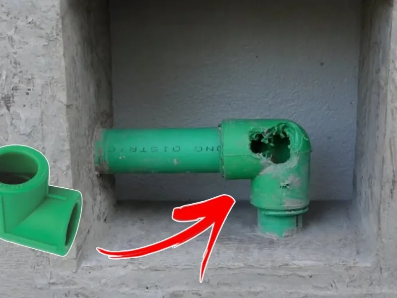 ترفند تعمیر و تعویض کانکتورهای عمود بر لوله در فضاهای باریک