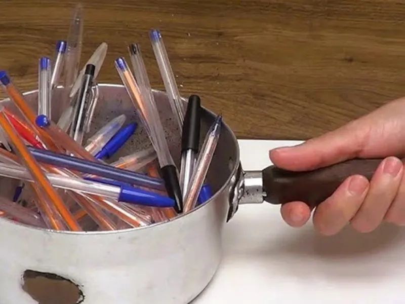 خودکار های قدیمی را دور نندازید / نحوه ساخت دکوراسیون شیک با لوله خودکار