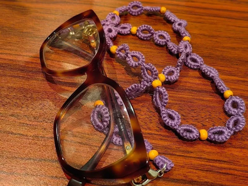 آموزش ساخت بند عینک های فانتزی در خانه