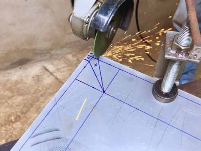 نحوه ساخت درب فلزی محکم و زیبا بدون دستگاه خم کن