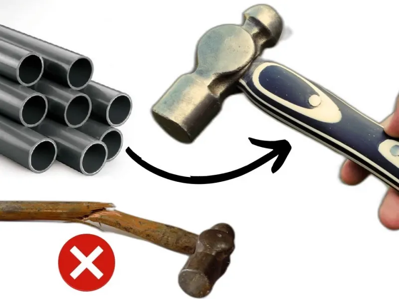 تعمیر دسته چکش / نحوه ساخت دسته چکش قدرتمندتر از چوب