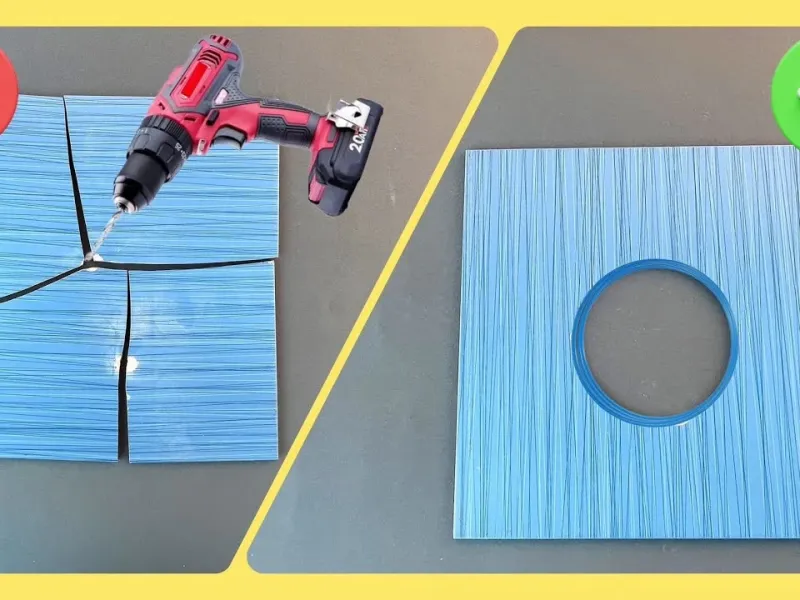 ترفند ماهرانه ایجاد سوراخ در کاشی با دریل بدون شکستگی