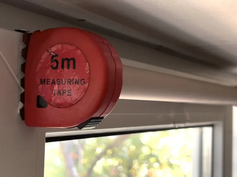 آموزش ساخت پرده کرکره ای با 1 عدد متر