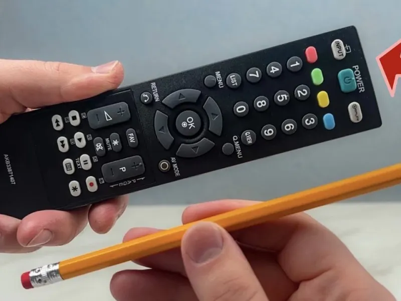 آموزش تعمیر ریموت کنترل با مداد / دیگه نیاز به خرید کنترل نیست