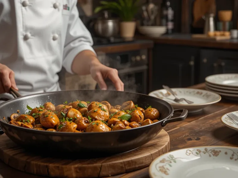 طرز تهیه خوراک مرغ و قارچ مخصوص (خوشمزه تر از همیشه)