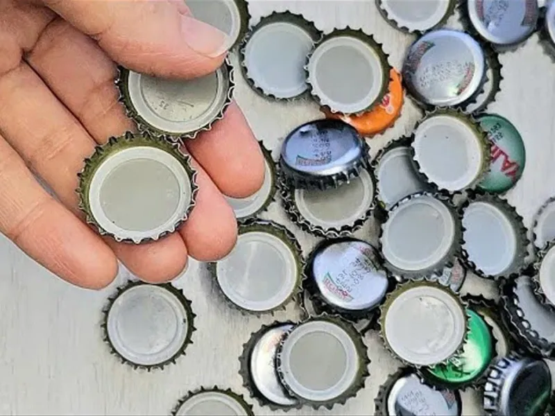 درب بطری های شیشه ای را دور نیندازید، بازیافت عالی درب بطری