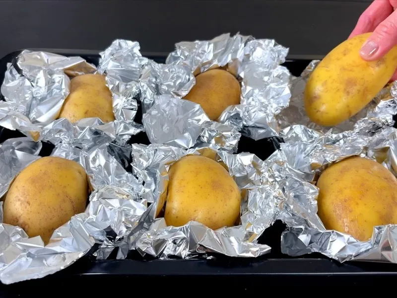 غذا با سیب زمینی / دستور العمل آسان و سریع سیب زمینی برای شام