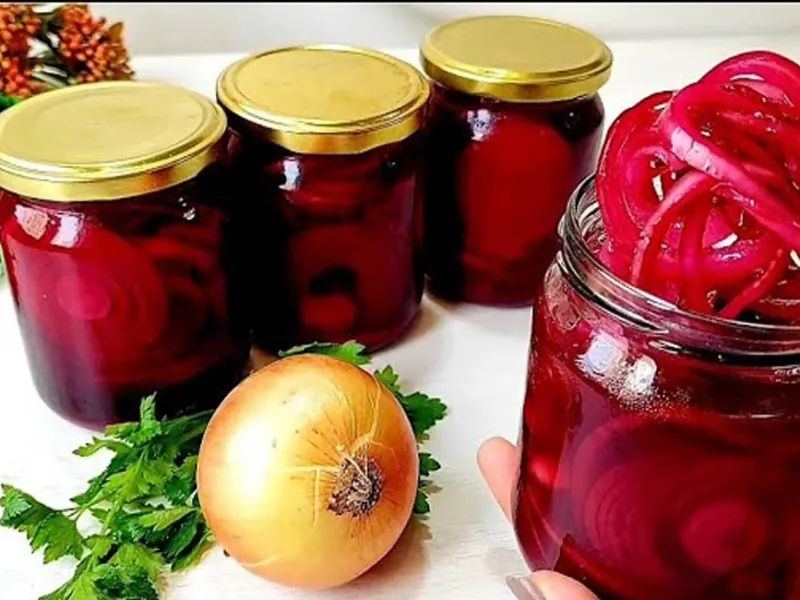 طرز تهیه ترشی پیاز بدون نمک! بدون سرکه