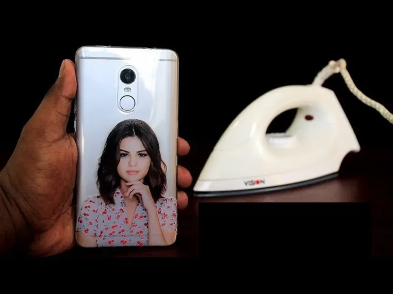 آموزش چاپ عکس دلخواه روی قاب موبایل فقط با یک اتو