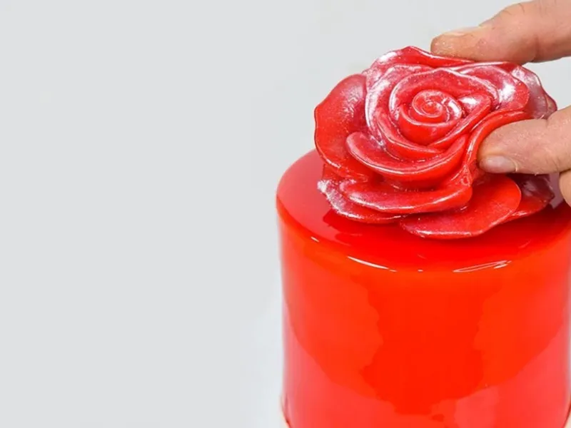 آموزش قدم به قدم ساخت گل با ژله برای تزئین کیک و دسر