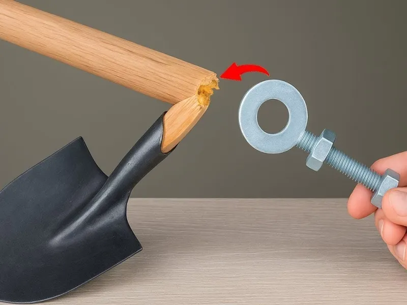 تعمیر دسته بیل شکسته / ساخته دسته بیل محکم برای باغبانی بدون نیاز به خرید