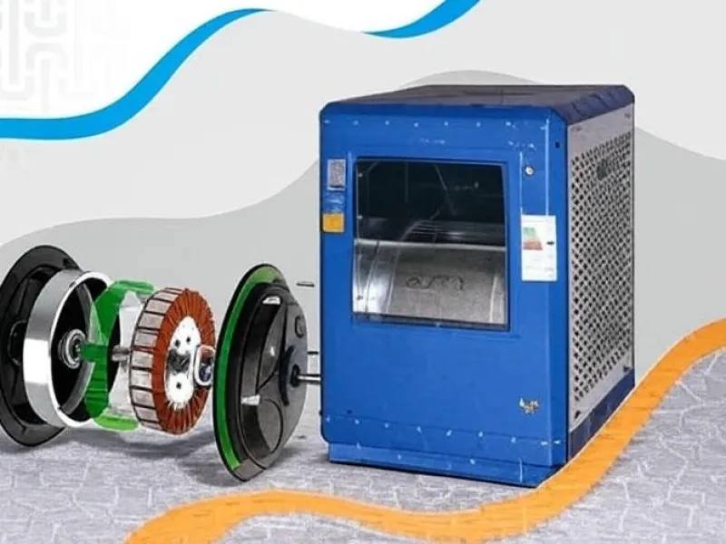 کاهش مصرف برق کولر آبی قدیمی با نصب موتور BLDC / آموزش نصب موتور BLDC