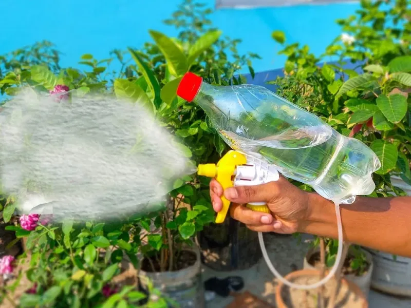 نحوه ساخت اسپری آب پاش با بطری پلاستیکی