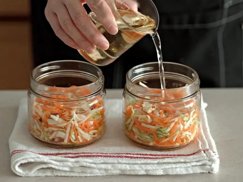 راخت ترین روش تهیه ترشی با هویج و کلم / بدون کثیف کاری و هدر رفتن پول