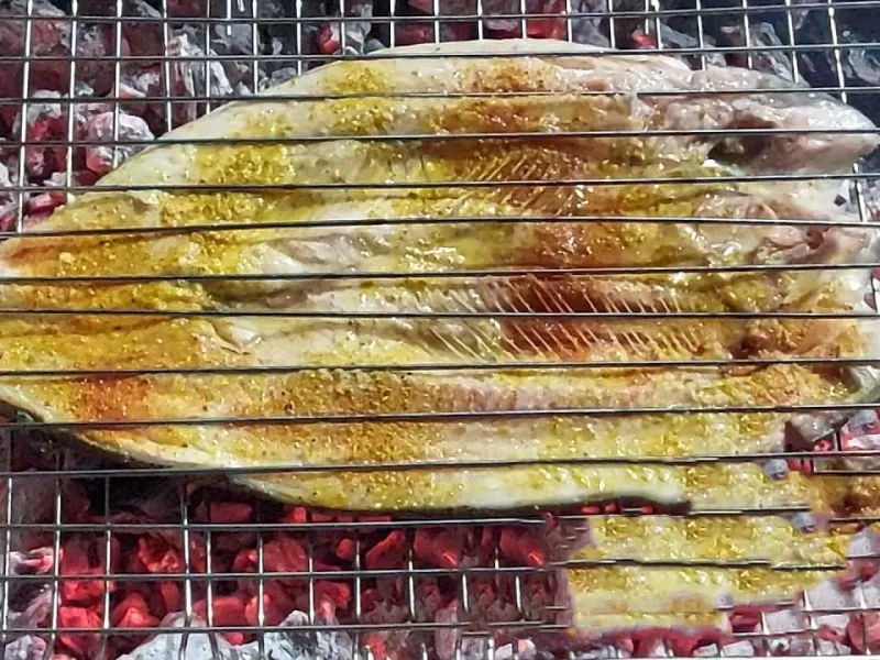 طرز تهیه ماهی کبابی با برنج ایرانی چمپا