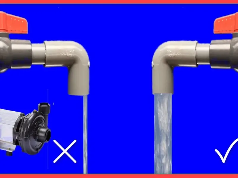 نحوه افزایش فشار آب برای شیر بدون استفاده پمپ آب نحوه افزایش فشار آب برای شیر بدون استفاده پمپ آب