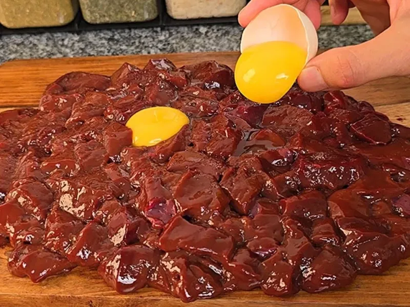 طرز تهیه جگر / دستور پخت خوشمزه تر شدن جگر با تخم مرغ طرز تهیه جگر / دستور پخت خوشمزه تر شدن جگر با تخم مرغ